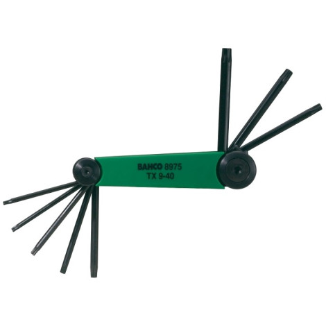 BH-BE-8975 Набор оксидированных шестигранников под винты TORX® BE-8975 BAHCO
