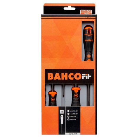 BH-B219.004 Набор отверток Fit B219.004 BAHCO